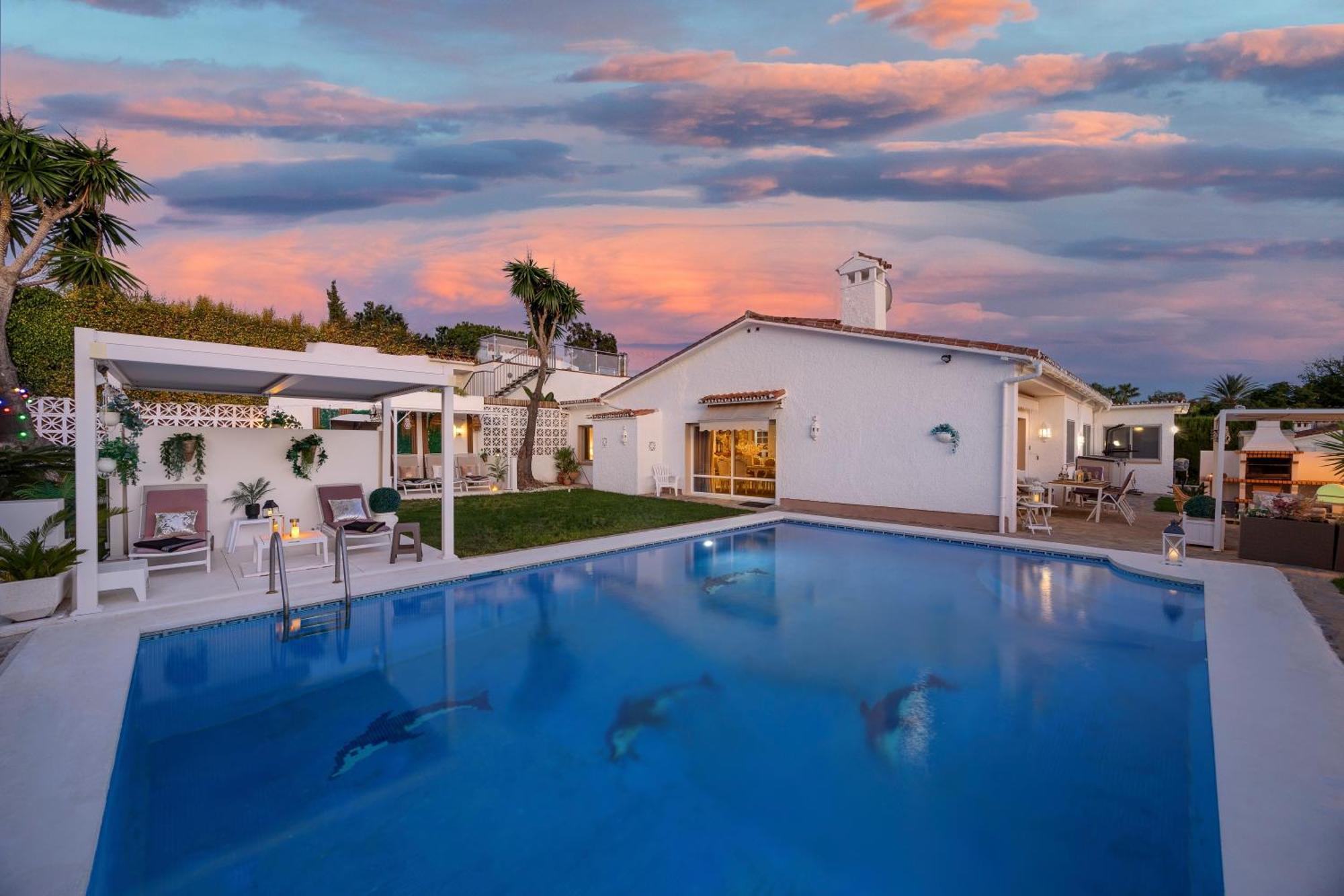 Villa Casacara Marbella Beachside Costabella -Spain Eksteriør bilde
