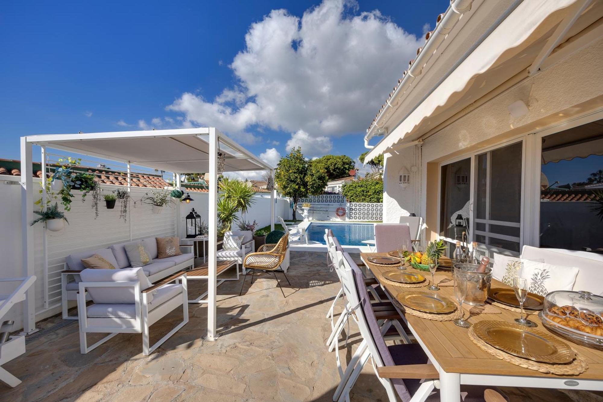 Villa Casacara Marbella Beachside Costabella -Spain Eksteriør bilde