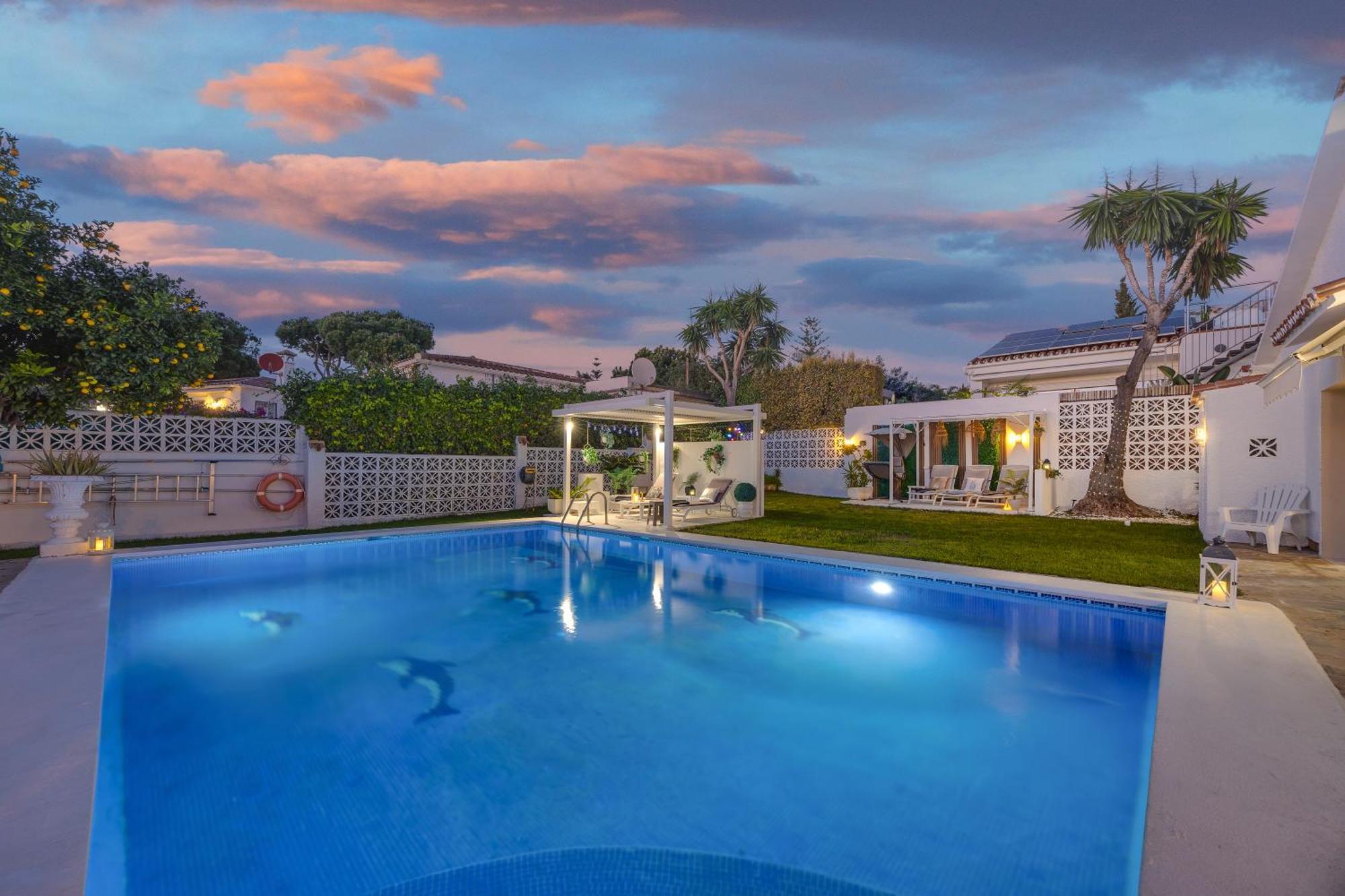 Villa Casacara Marbella Beachside Costabella -Spain Eksteriør bilde